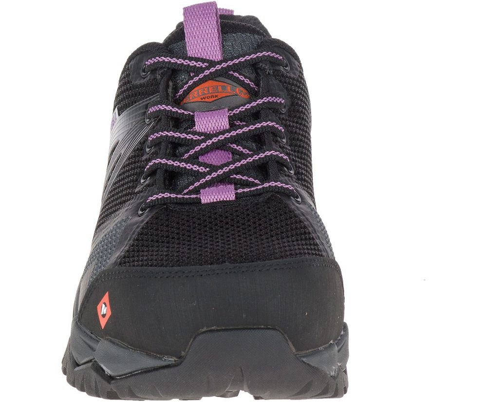 Merrell Vandresko Dame - Fullbench 2 Sd Steel Toe Work - Sort - PAF593784